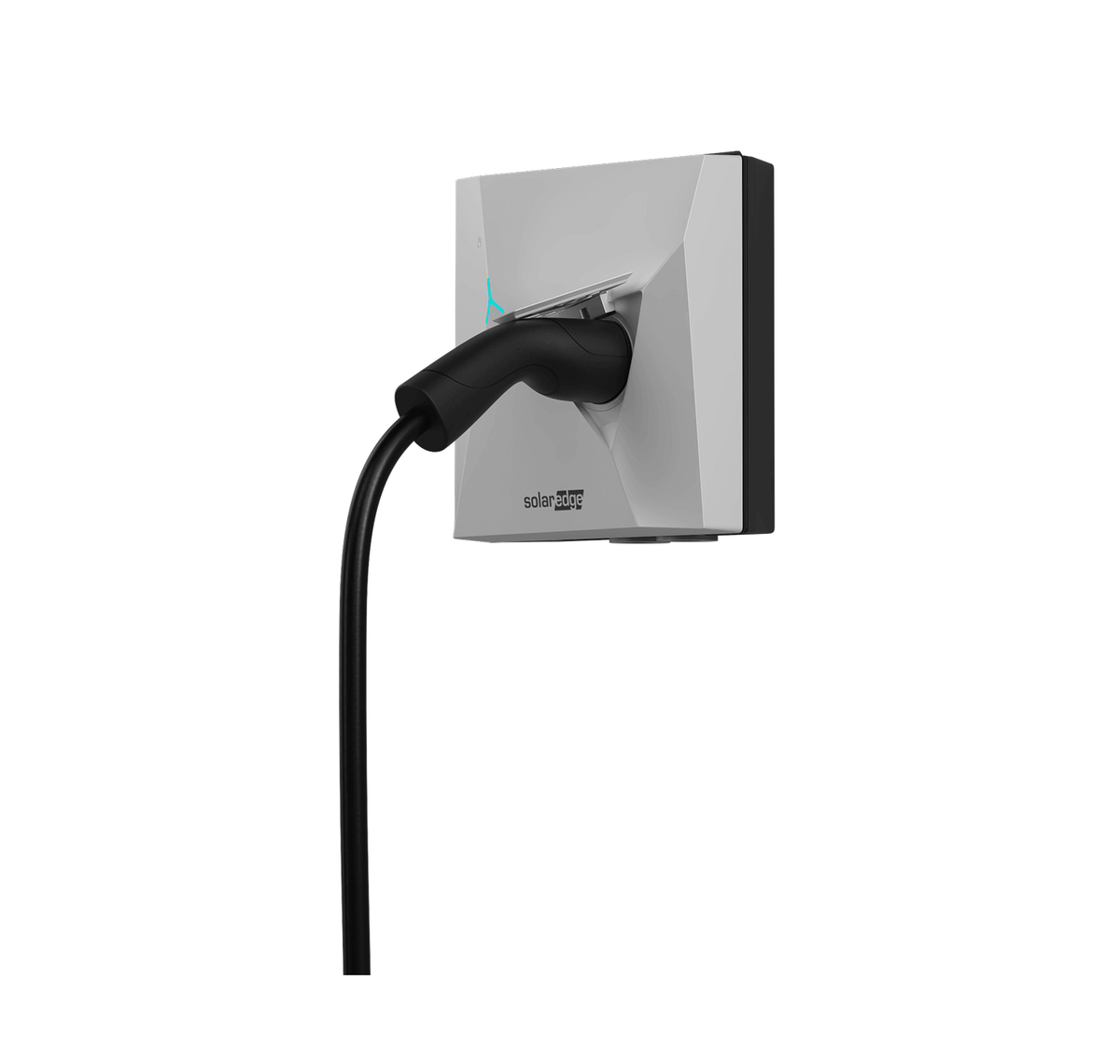 SolarEdge ONE EV Charger Pro 22kW with Type 2 socket in white - view 2