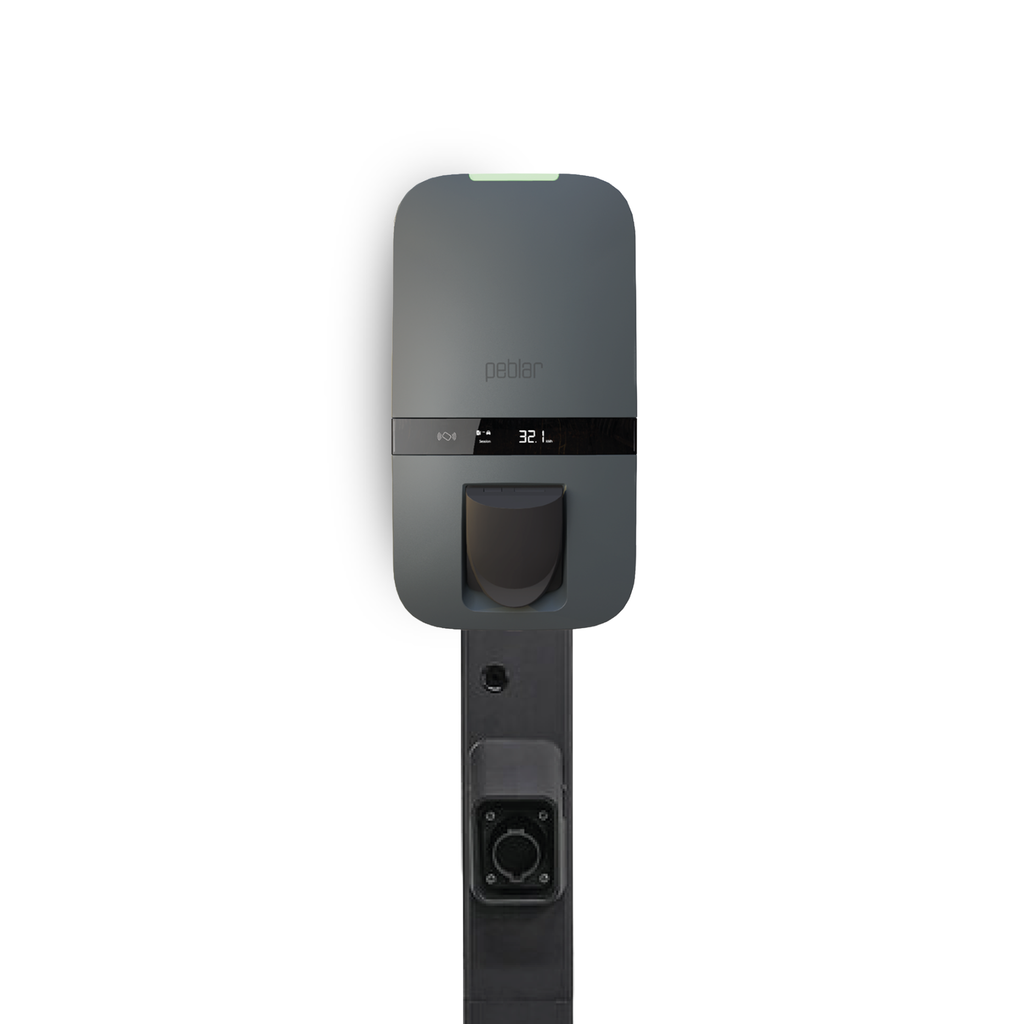 Loady matt black mounting pole for Peblar - view 3