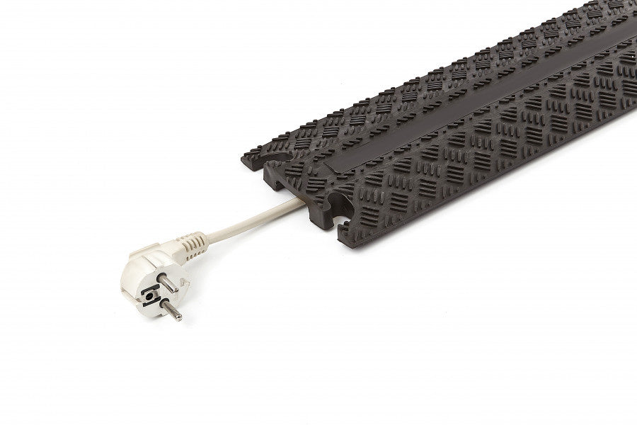 LDY black rubber cable protector ramp - view 3