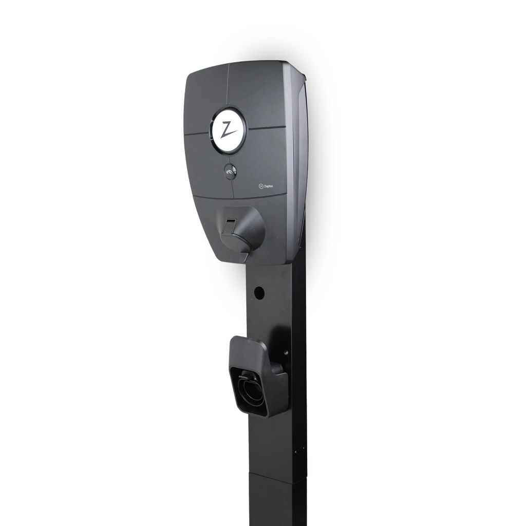 Loady matt black mounting pole for Zaptec Pro - view 3