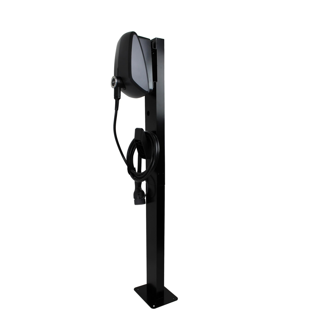 Loady matt black mounting pole for EVBox Elvi - view 8