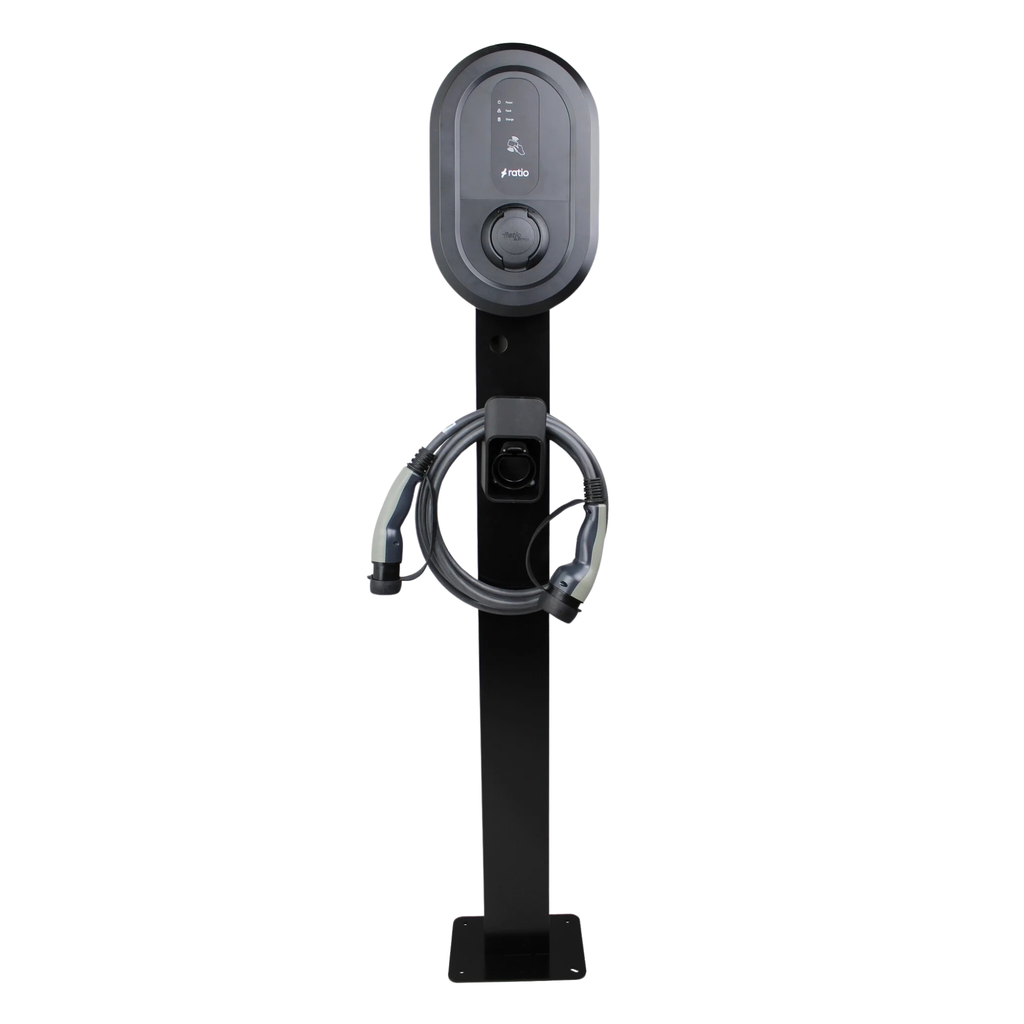 Loady matt black mounting pole for Ratio