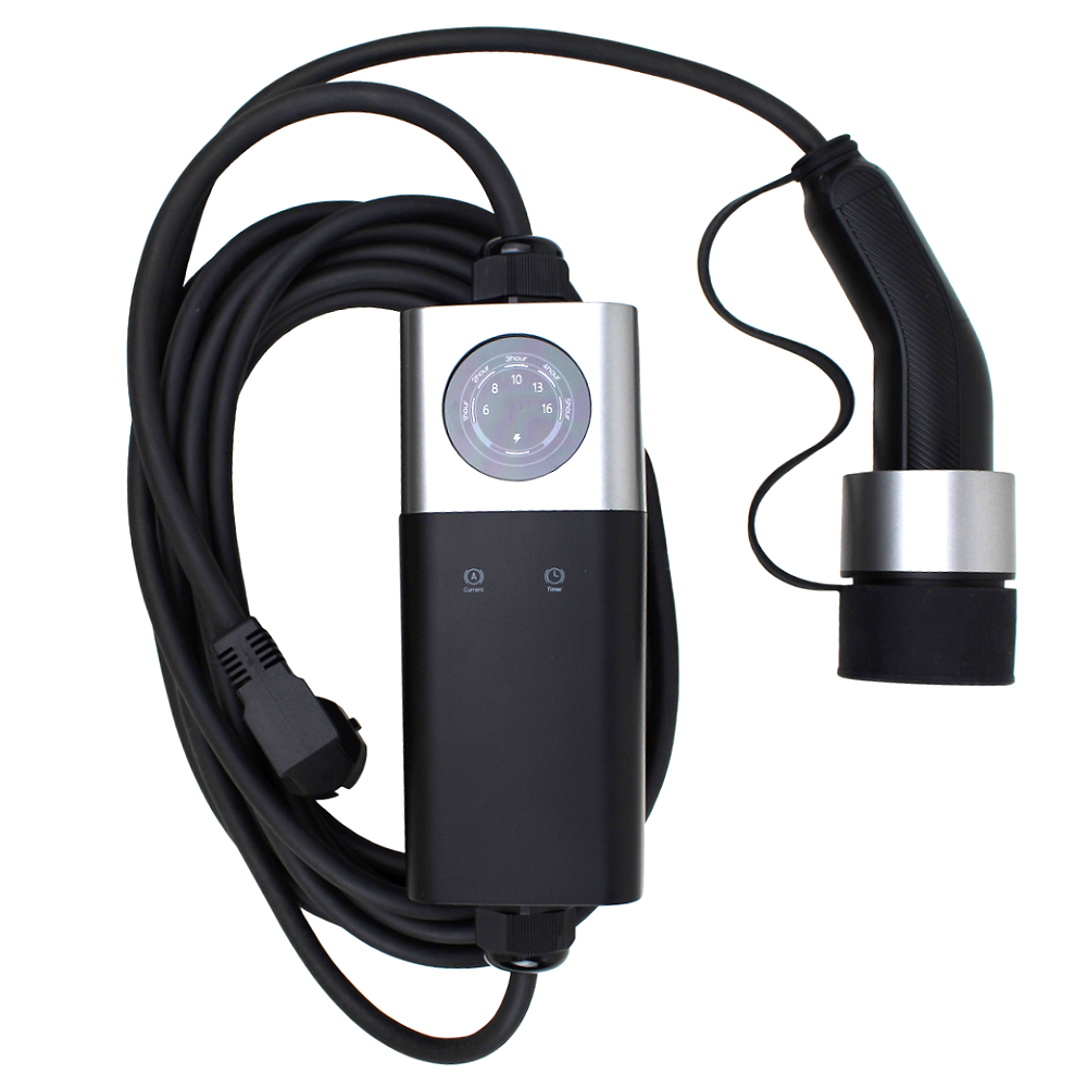EVshield ThunderCord 3kW portable EV charger with Type 2 and Schuko plug