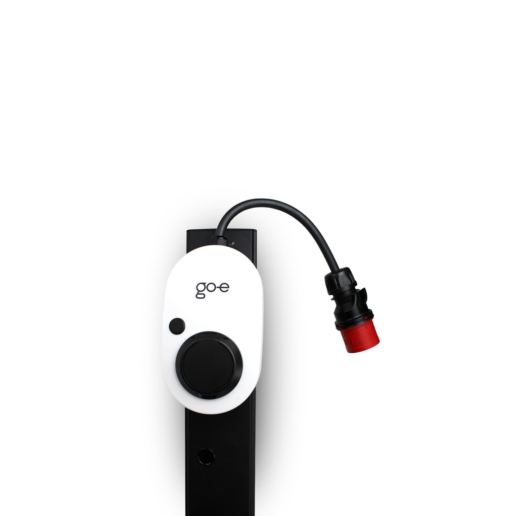 Loady matt black mounting pole for go-e & Fronius Wattpilot - view 3