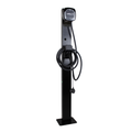 Loady matt black mounting pole for Wallbox Pulsar Plus