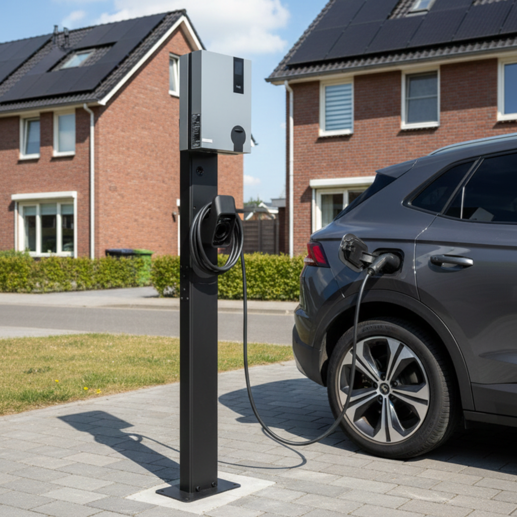 Loady matt black mounting pole for Raedian - view 2