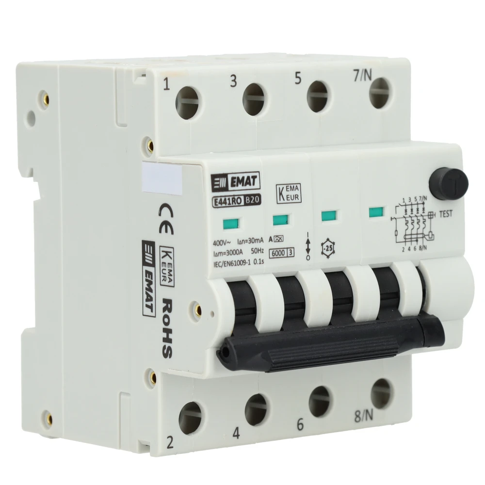 EMAT 3-phase 20A RCBO