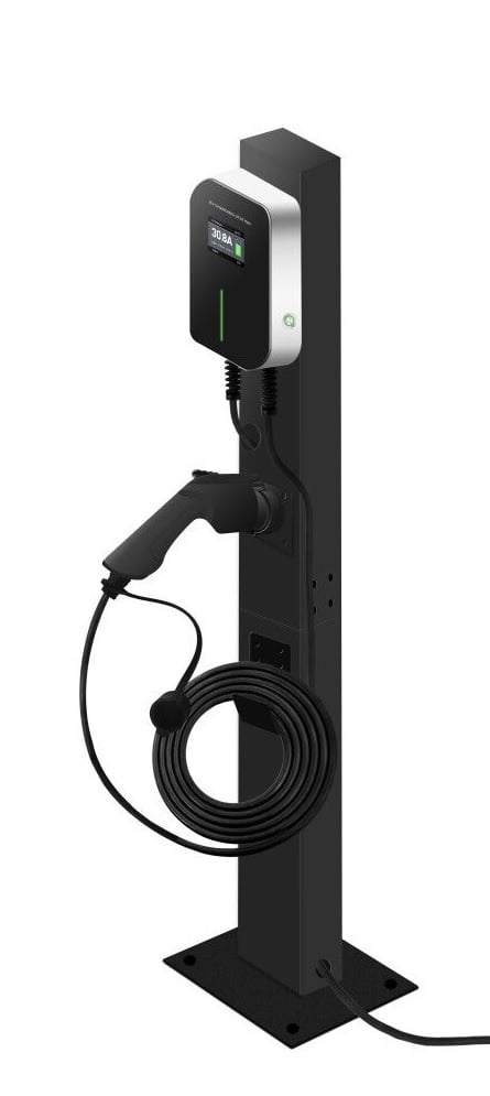 Loady matt black mounting pole for Besen - view 8