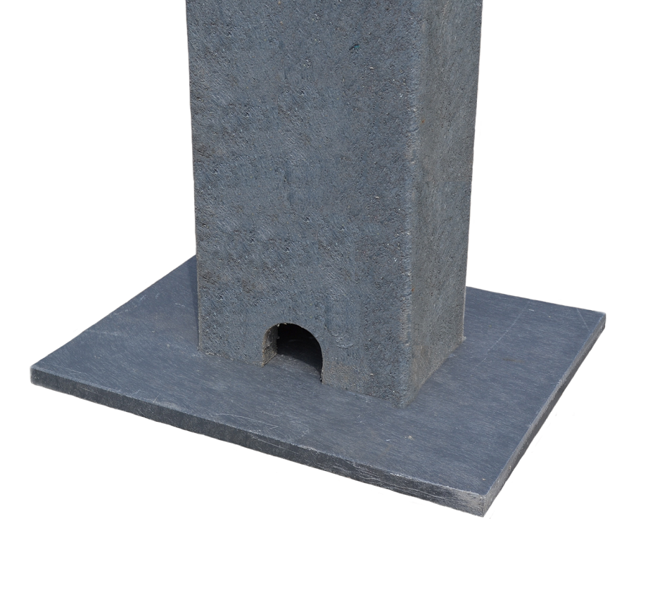 ChargeXpert recycled synthetic charger pole in grey - view 5