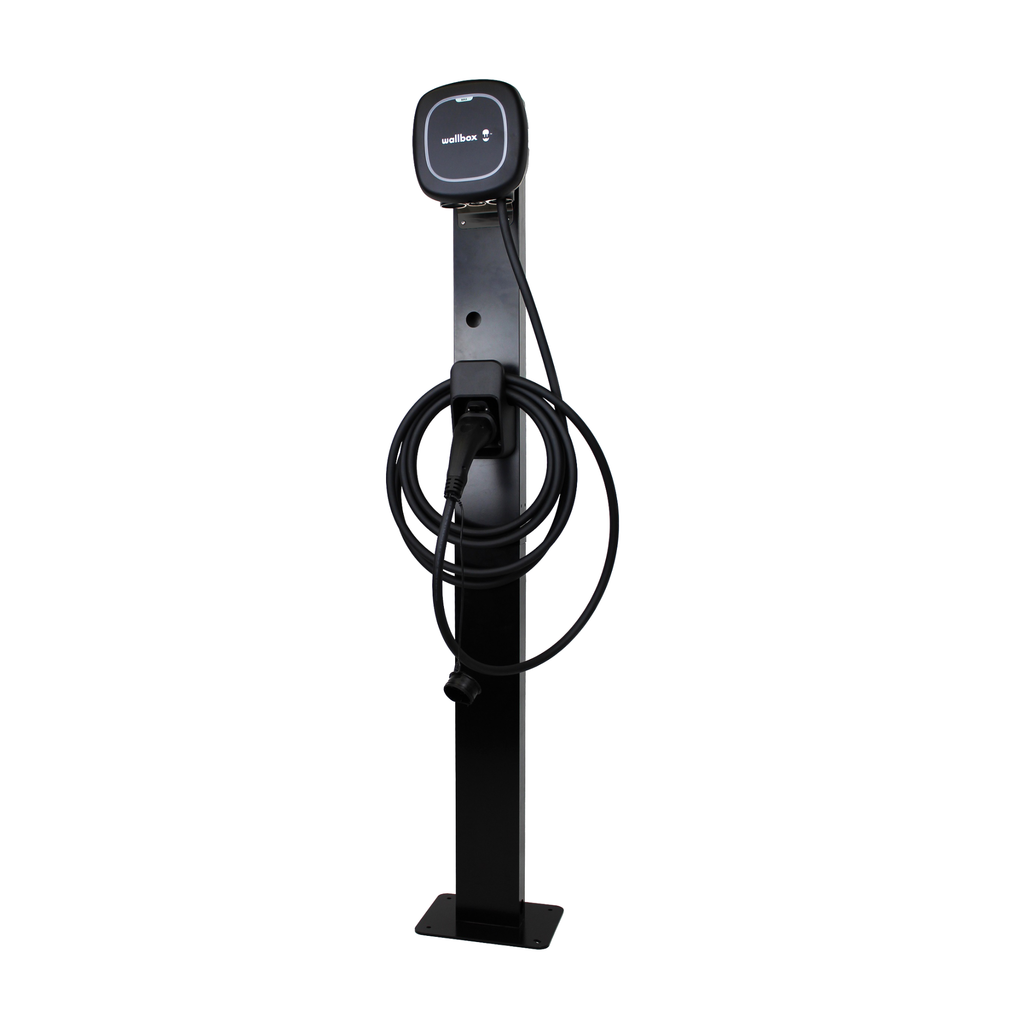 Loady matt black mounting pole for Wallbox Pulsar Max - view 8