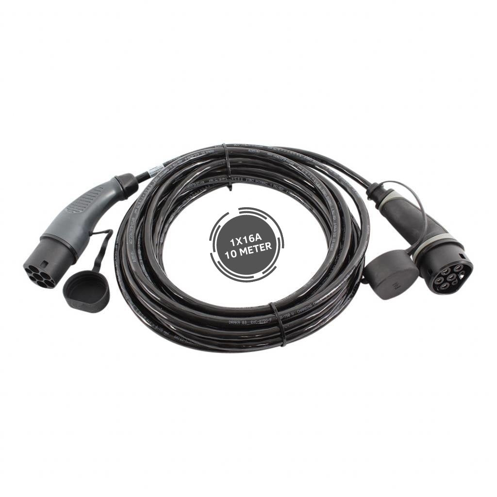 Ratio Basic Line Type 2 to Type 2 EV charging cable 3.7kW - 10m