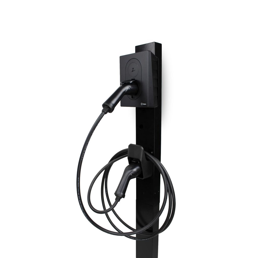 Loady matt black mounting pole for Zaptec Go & Go 2 - view 3