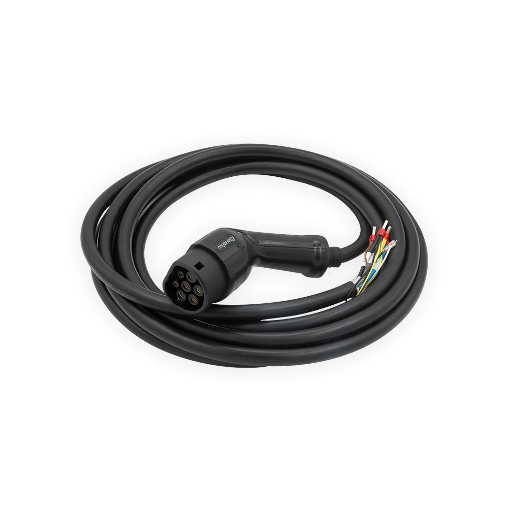 Myenergi Zappi V2 replacement tethered cable with Type 2 plug