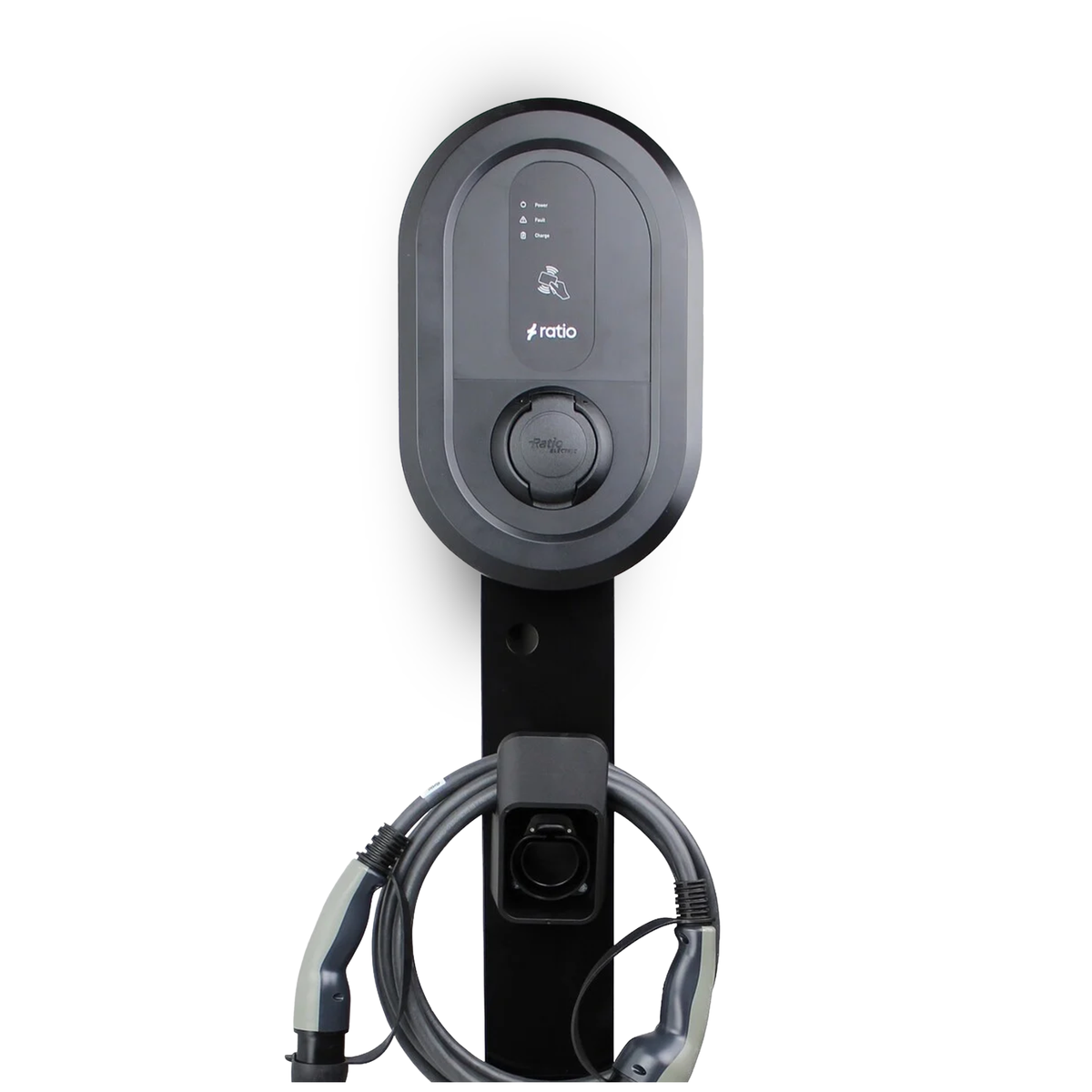 Loady matt black mounting pole for Ratio - view 3
