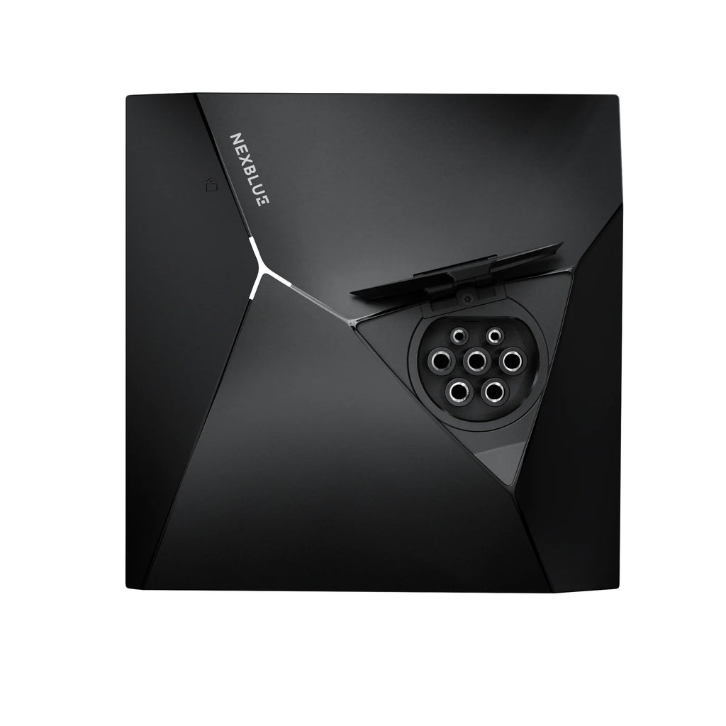NexBlue Edge Max 22kW EV charger with MID meter and OLED display - view 2