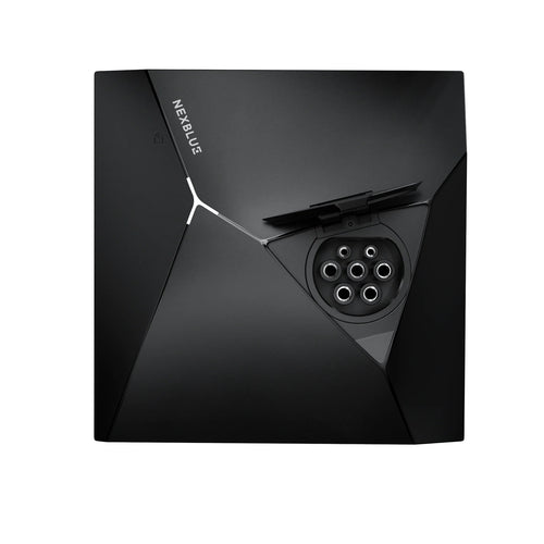 NexBlue Edge Max 22kW EV charger with MID meter and OLED display - view 2
