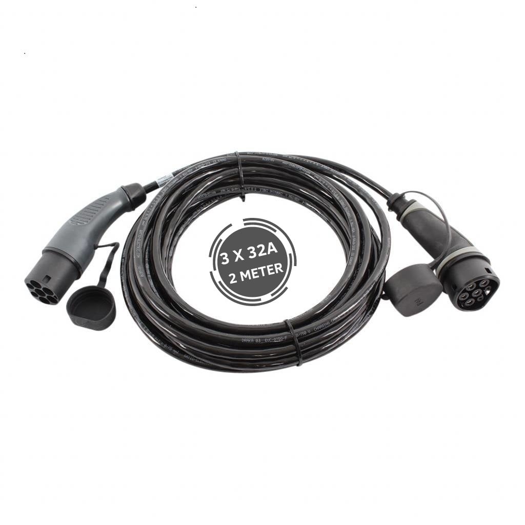 Ratio Basic Line Type 2 to Type 2 EV charging cable 22kW