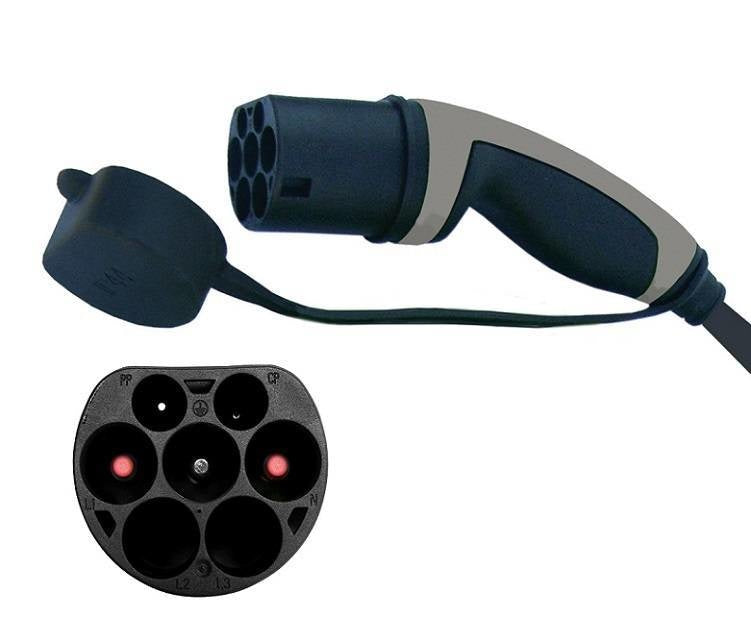 Ratio Basic Line Type 2 to Type 2 EV charging cable 22kW - view 3