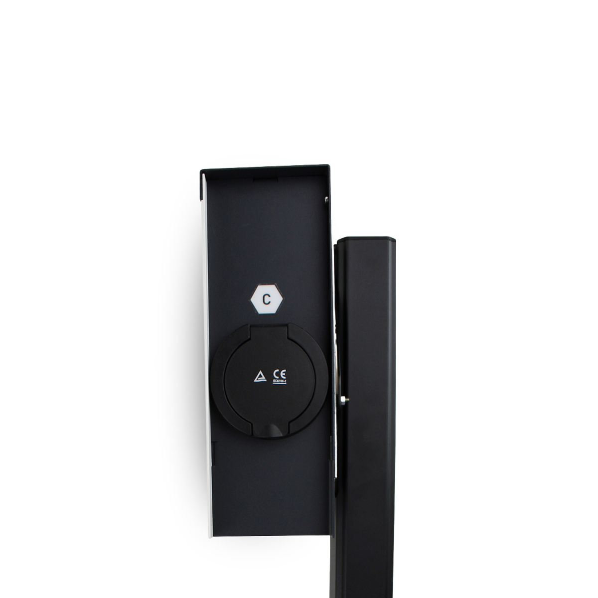 Loady matt black mounting pole for Smappee - view 3