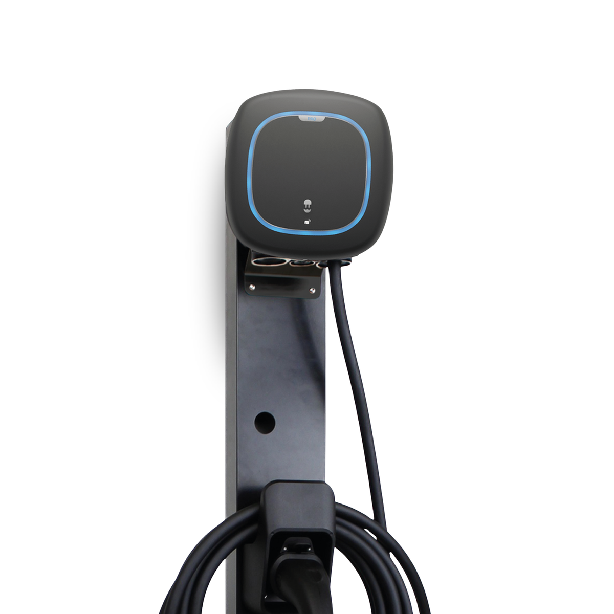 Loady matt black mounting pole for Wallbox Pulsar Pro - view 3